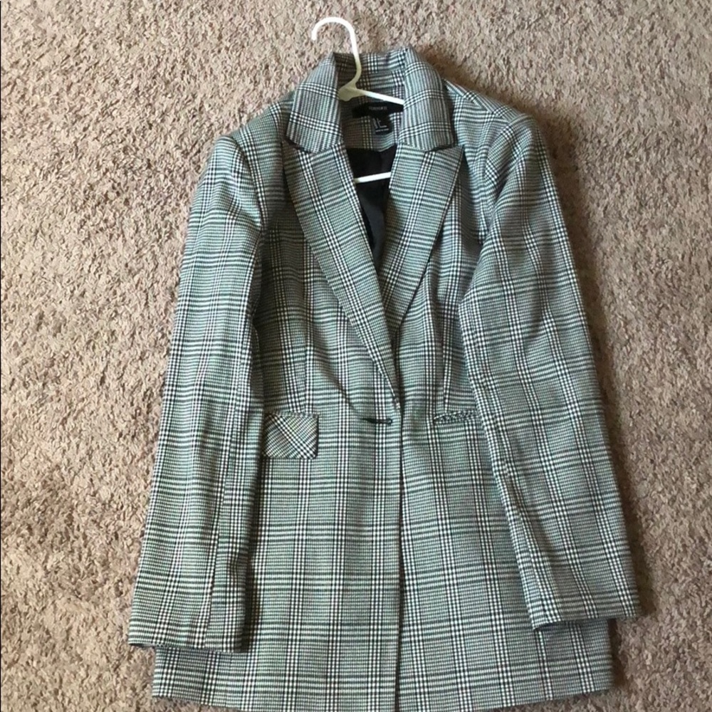 Plaid Blazer